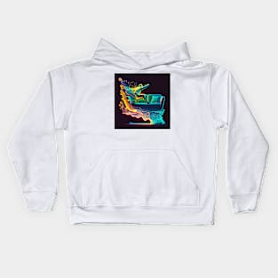 Couch Surfing Kids Hoodie